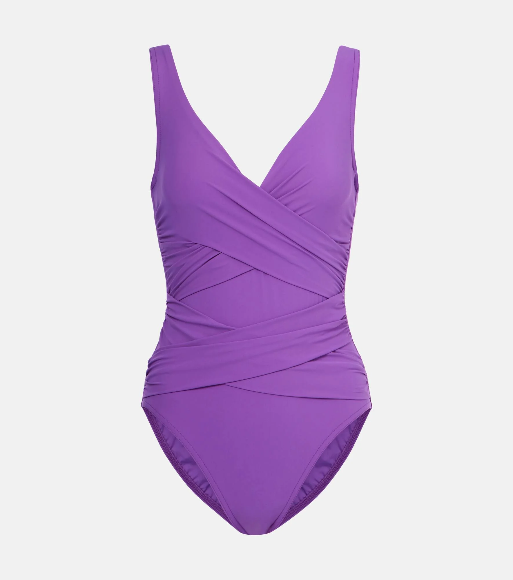 Gathered swimsuit - 1