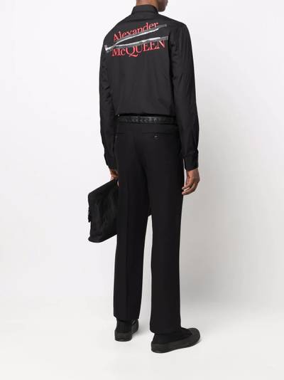 Alexander McQueen classic button-up shirt outlook