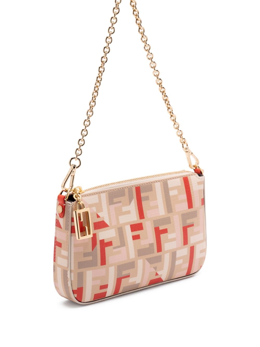 FF-motif shoulder bag - 3
