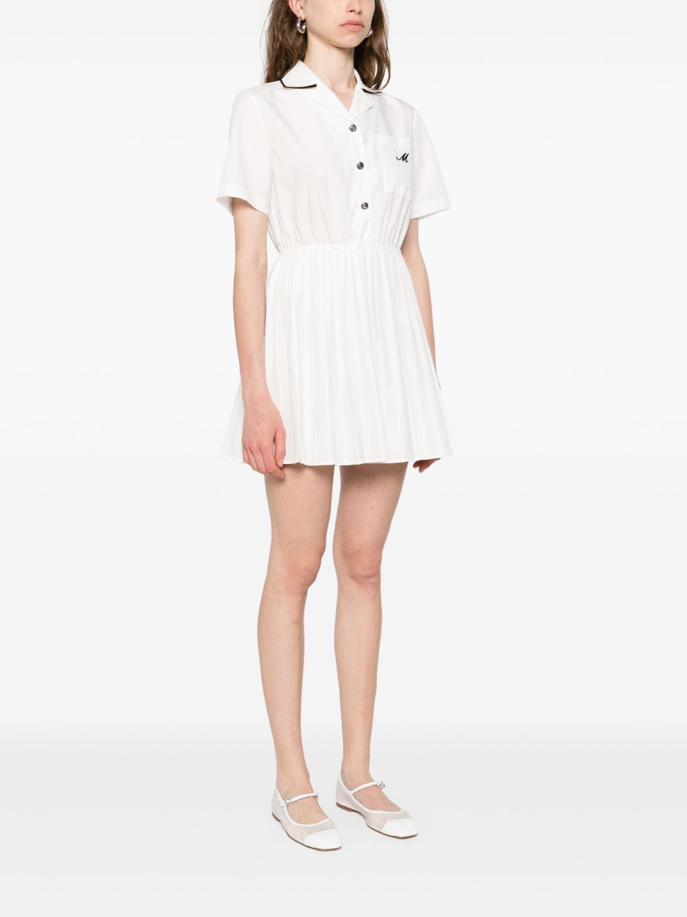 short-sleeve shirt dress - 3