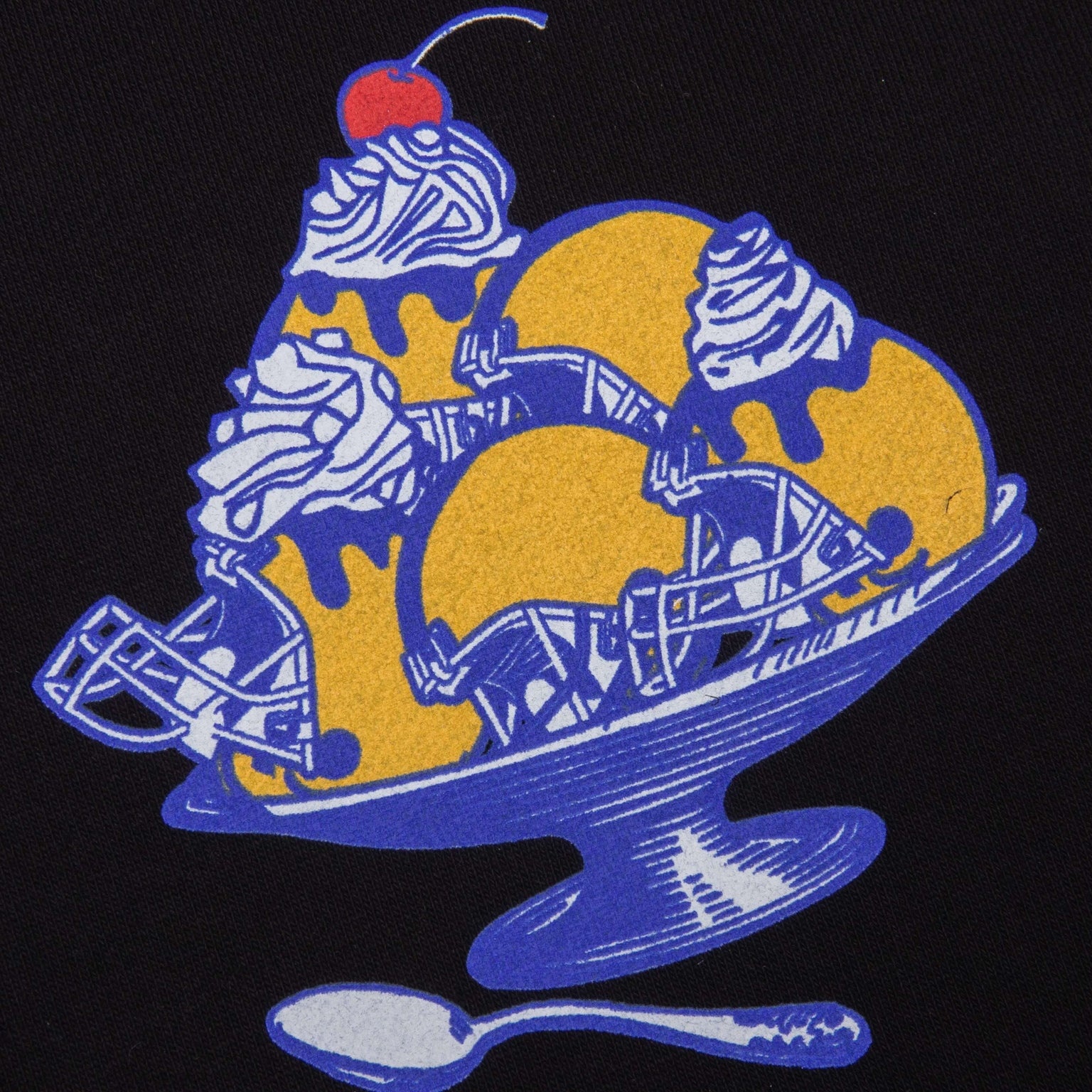 FEATURE X ICECREAM SUPER BOWL HOODIE - BLACK - 3