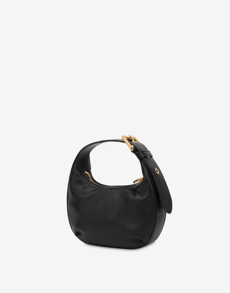 Moschino CHINESE NEW YEAR CALFSKIN MINI HOBO BAG outlook