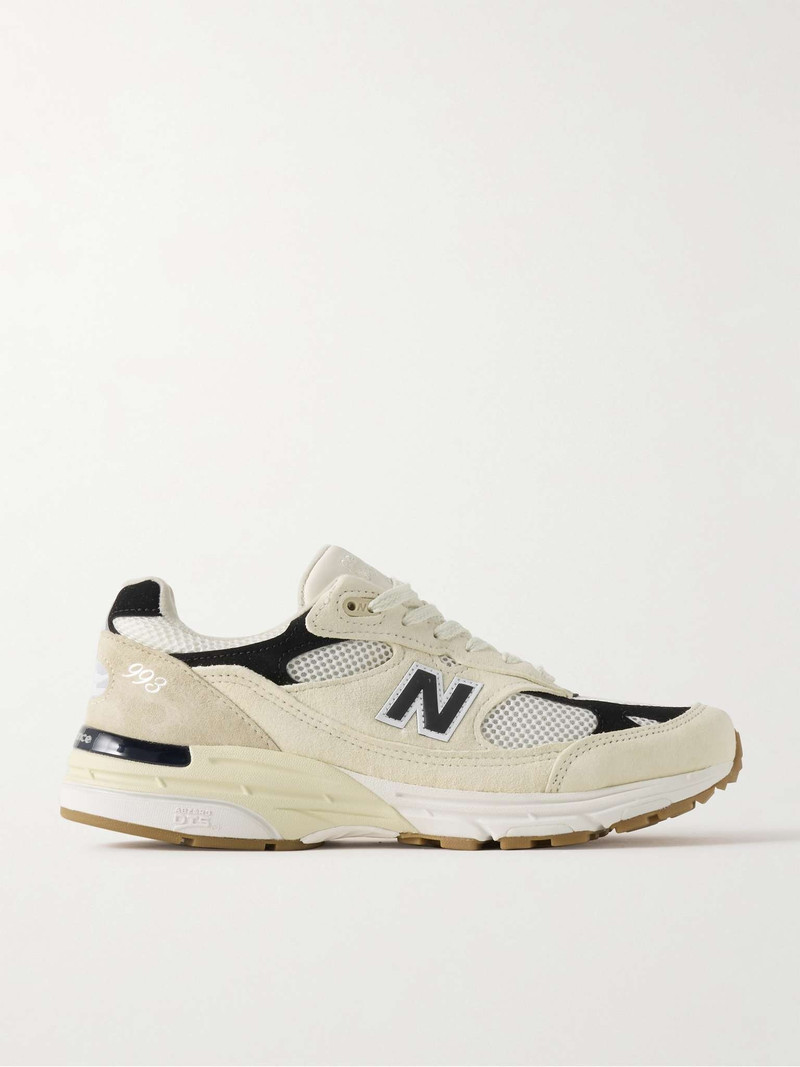 MIUSA 993 Suede, Mesh and Leather Sneakers - 1