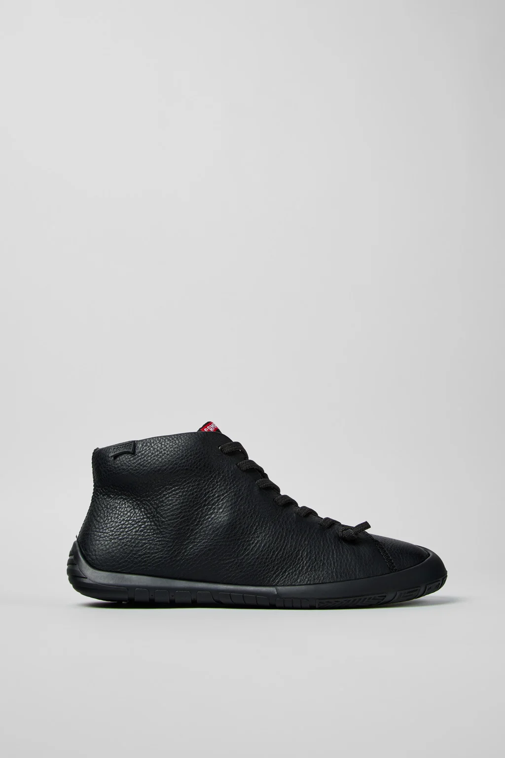 Peu Path+ Black Leather Ankle Boots for Men. - 1