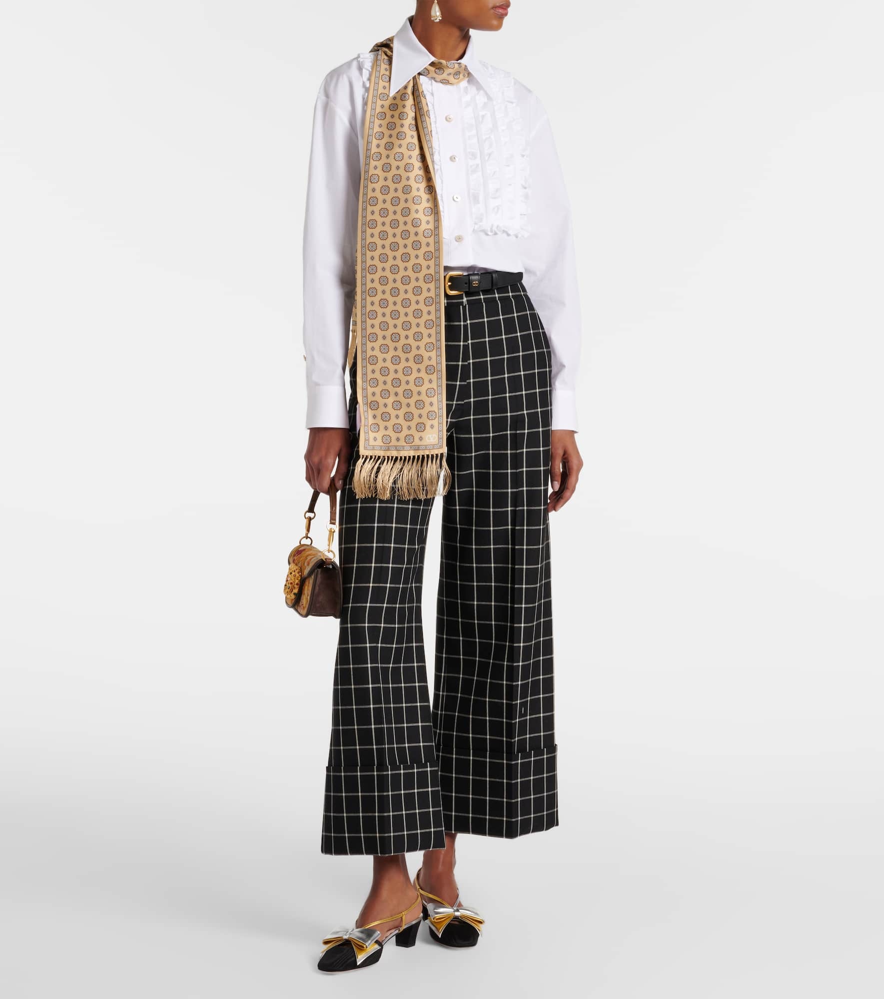 Ruffled cotton poplin shirt - 2