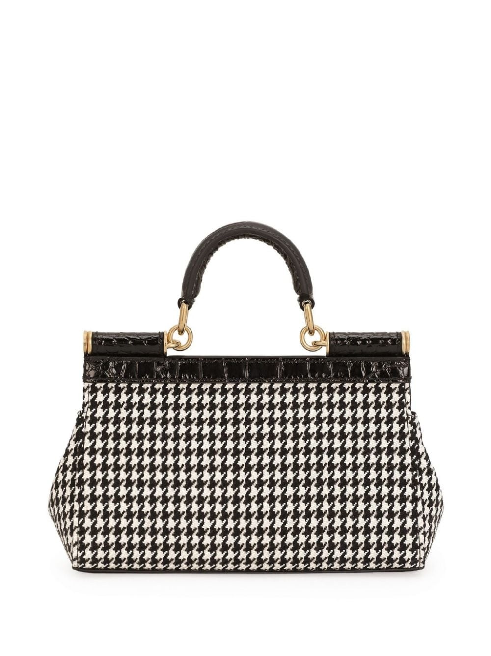 small Sicily houndstooth tote bag - 2