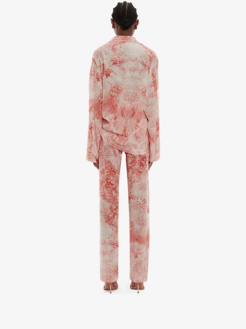 Sea Coral Pyjama Trouser in Coral - 4