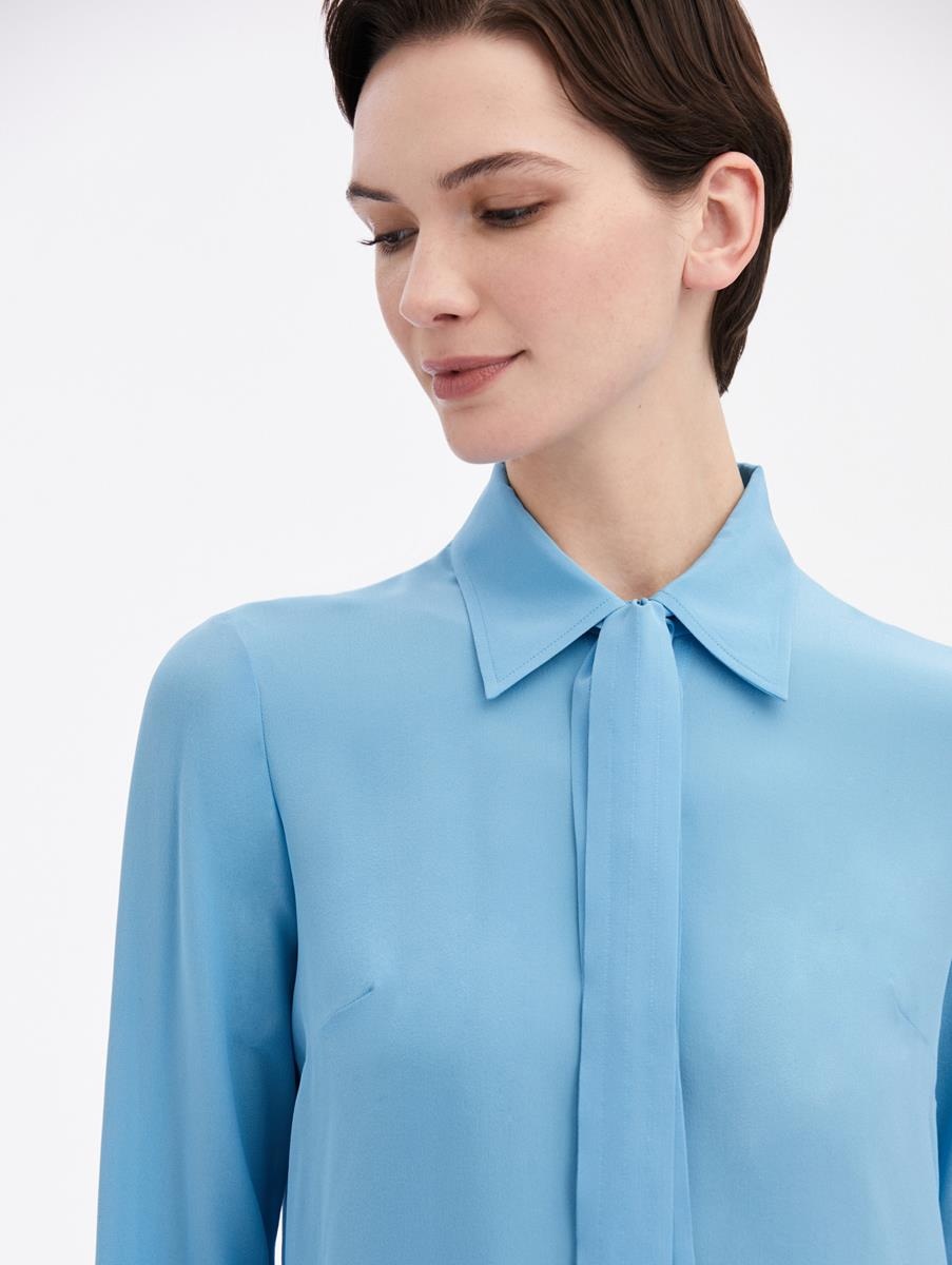 CREPE DE CHINE BLOUSE - 4