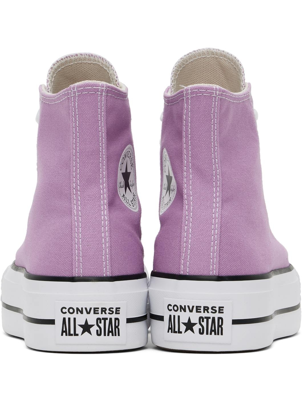 Purple Chuck Taylor All Star Lift Platform High Top Sneakers - 2
