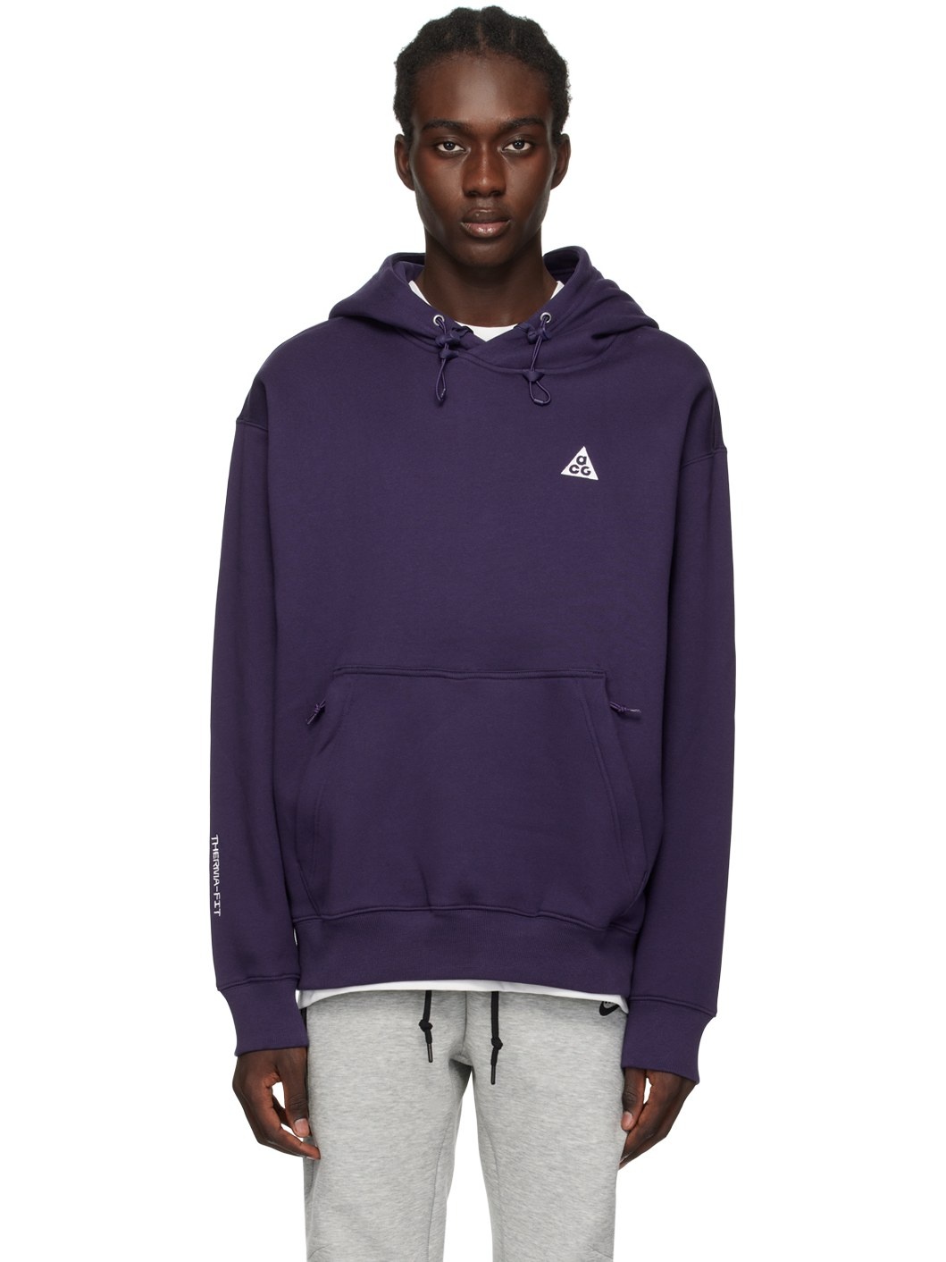 Purple Pullover Hoodie - 1