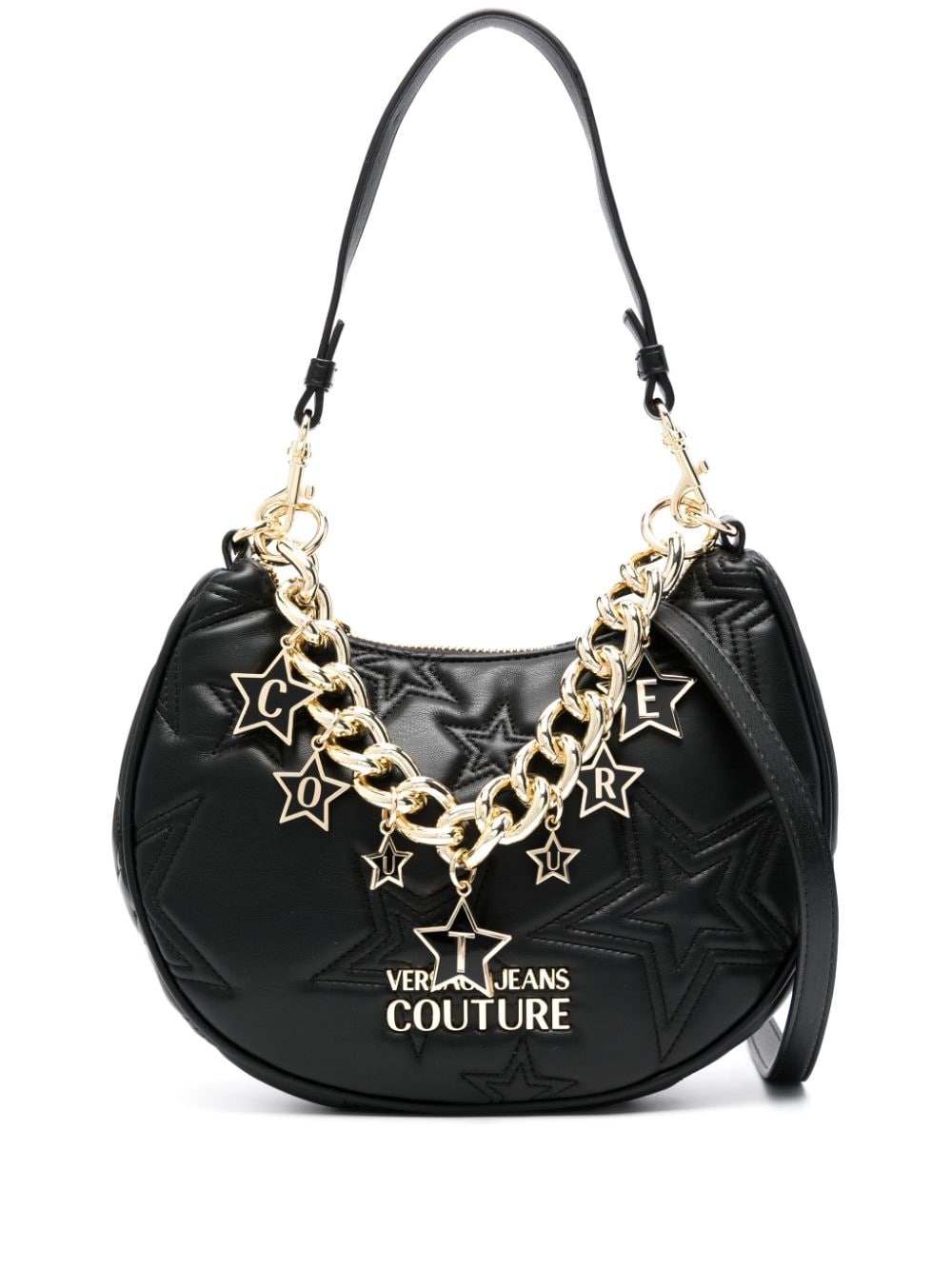 Versace Jeans Couture Chain Couture Faux-Leather Shoulder Bag - Red