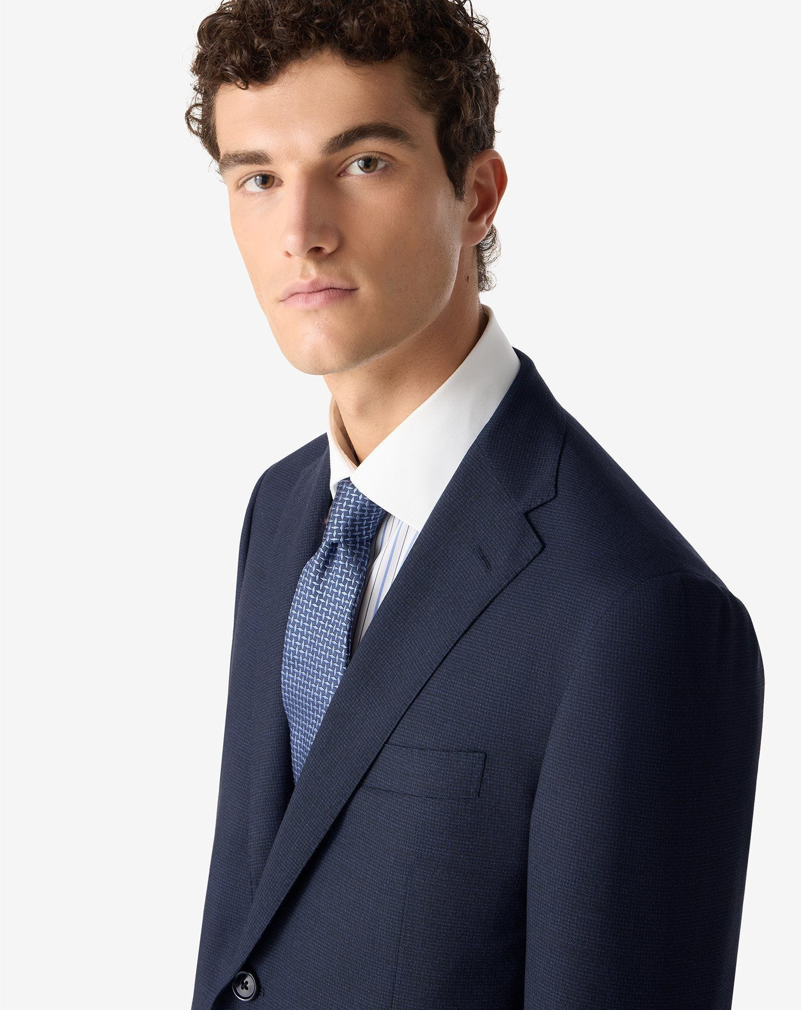 Blue tropical wool suit - 5