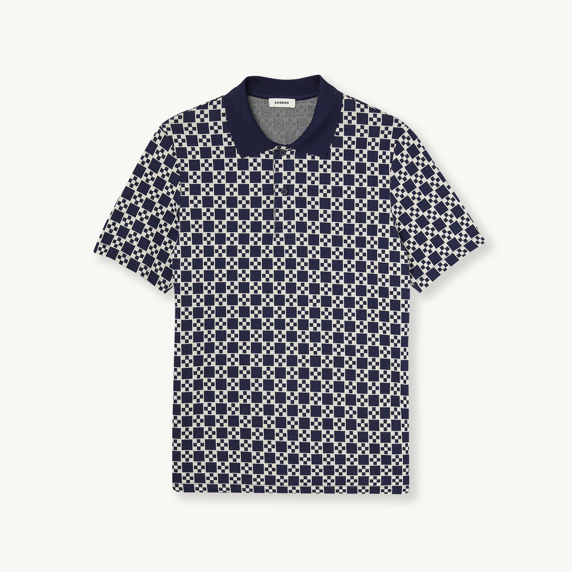 Jacquard polo shirt - 1