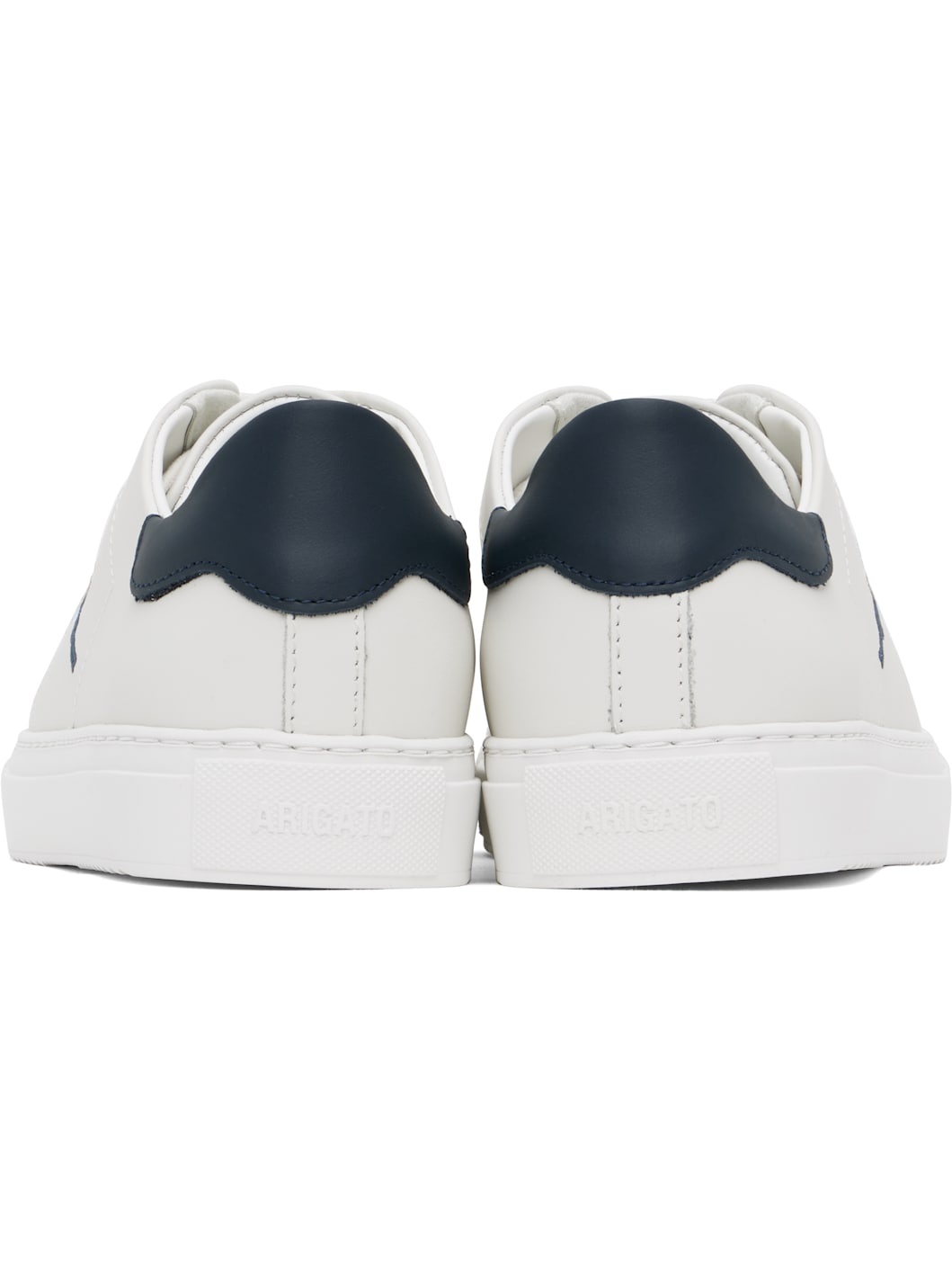 White & Navy Clean 90 B Bird Sneakers - 2
