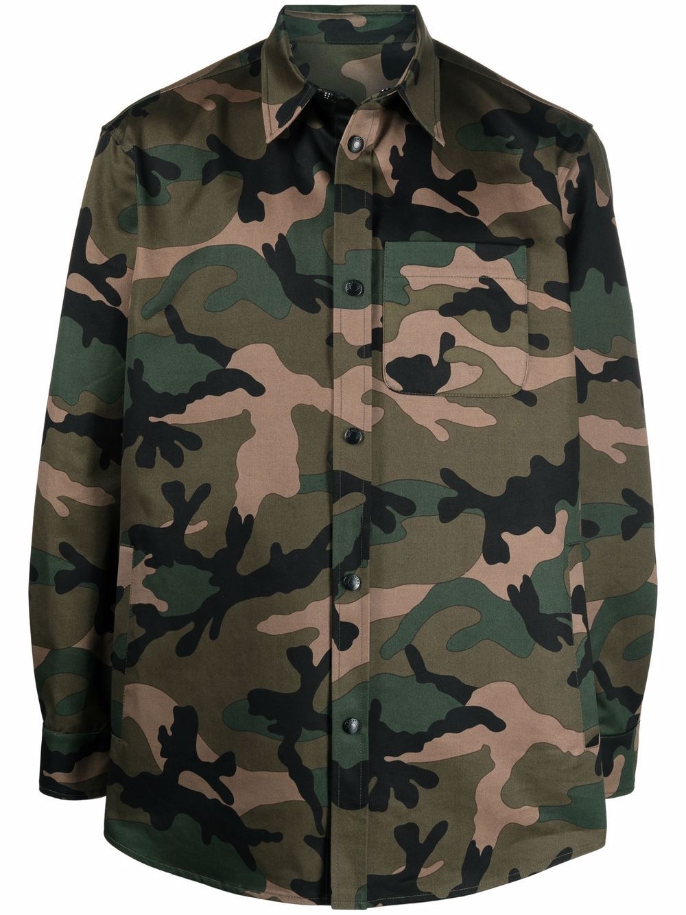 camouflage shirt jacket - 1