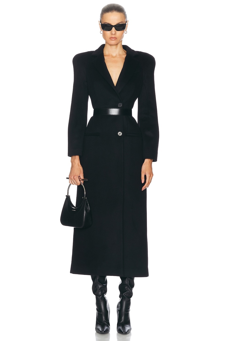 コート alexander mcqueen COAT (805810QKABE 1000) Alexander McQueen Tailored Coat | forward | REVERSIBLE