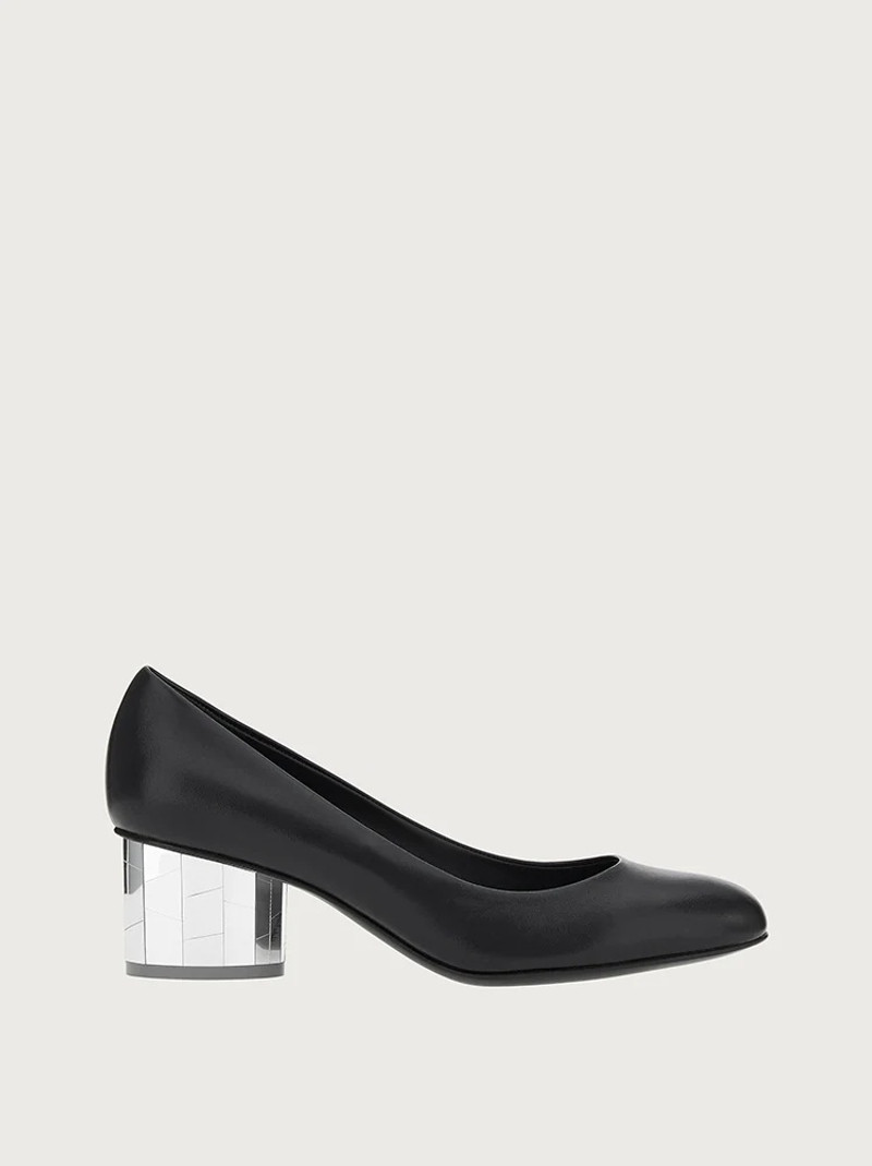 MIRRORED HEEL PUMP SHOE - 1