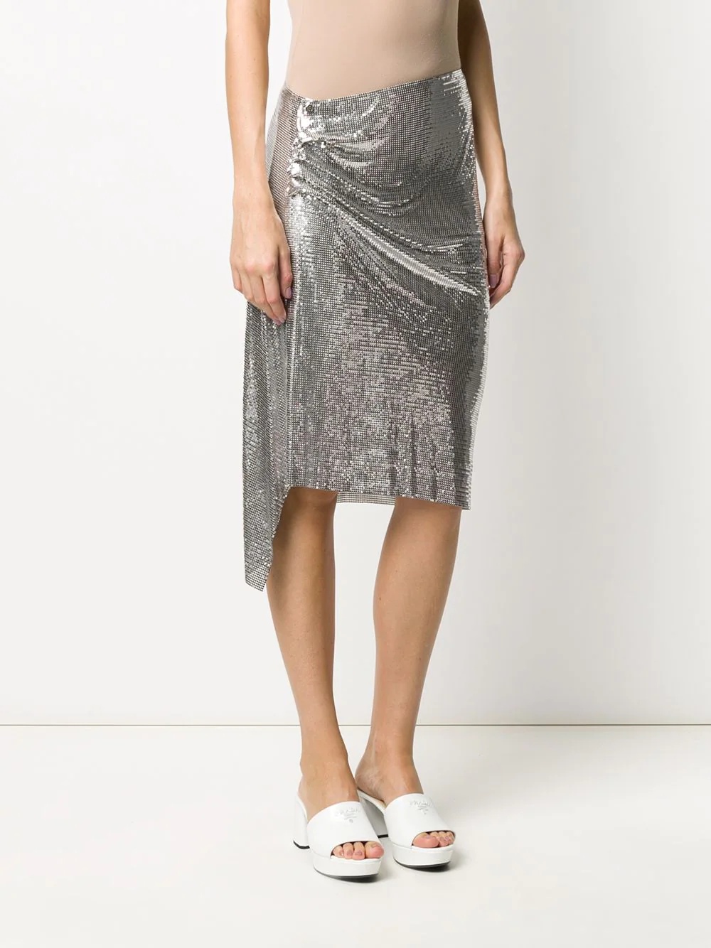 chainmail ruched skirt - 3