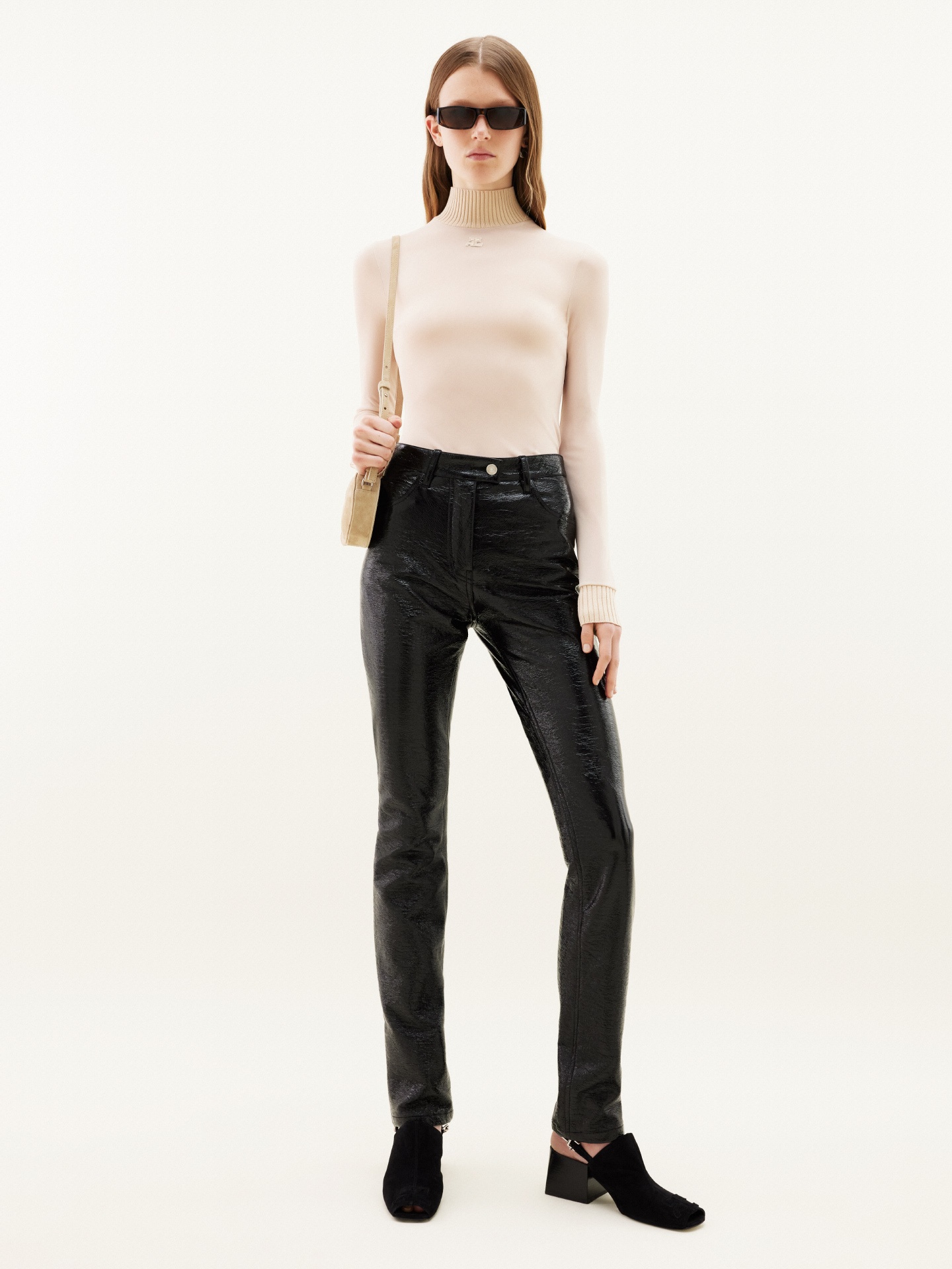VINYL 5 POCKETS TROUSERS - 2