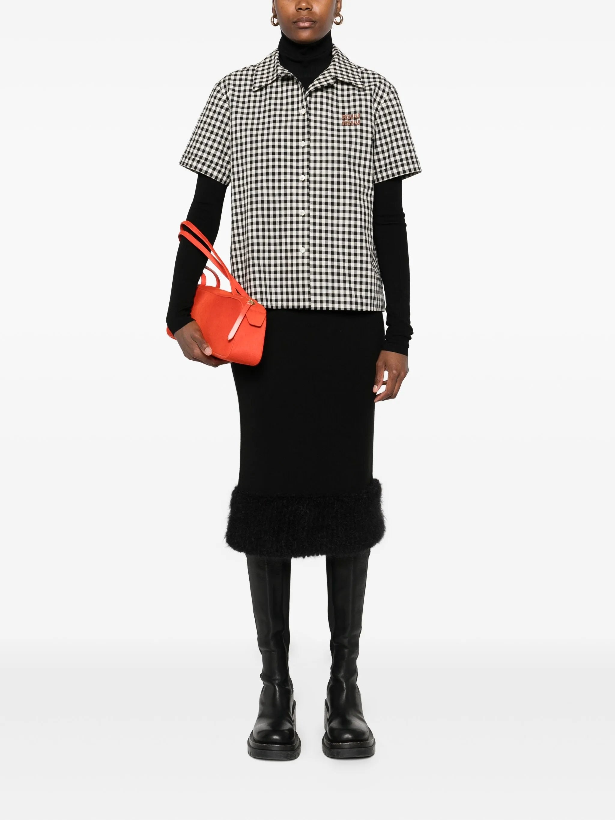 Moschino Trimmed Skirt - 5