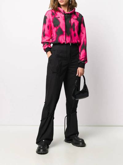 KENZO drawstring tied leg trousers outlook