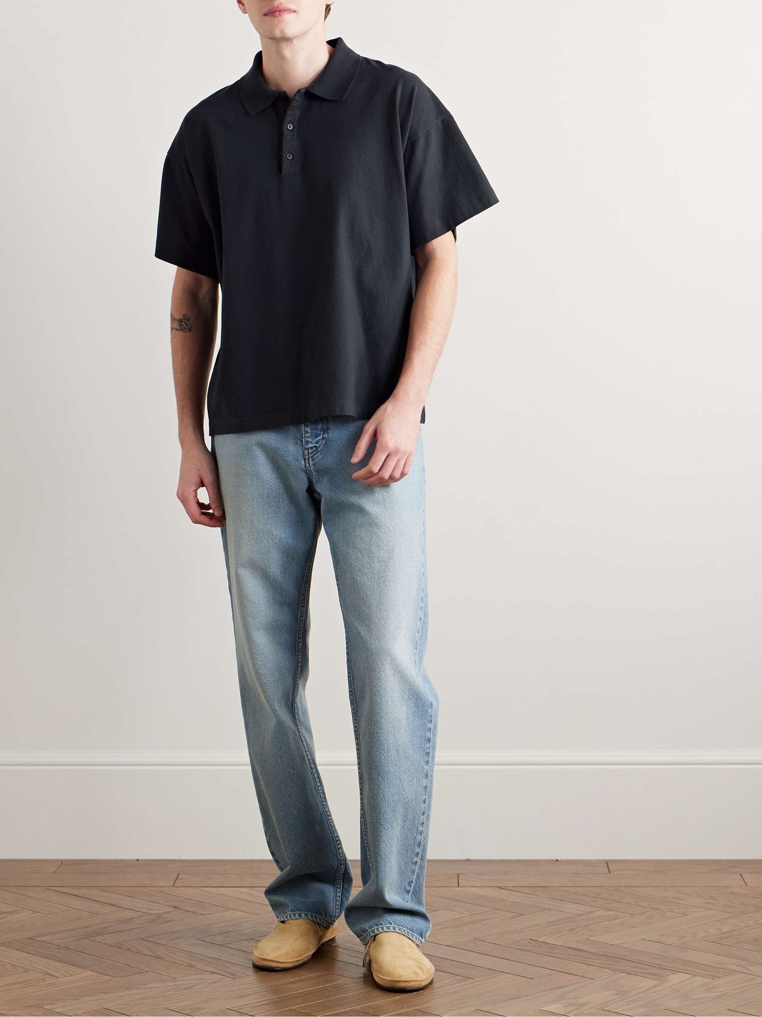 Bry Cotton-Jersey Polo Shirt - 2