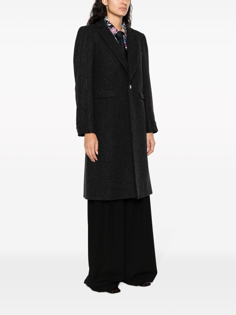 Alien Teddy single-breasted coat - 3