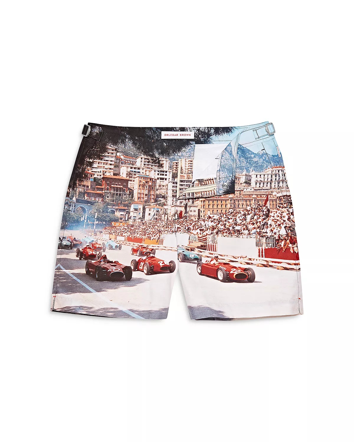 Bulldog Photo Print Quick Dry Tailored Fit Swim Trunks - 3