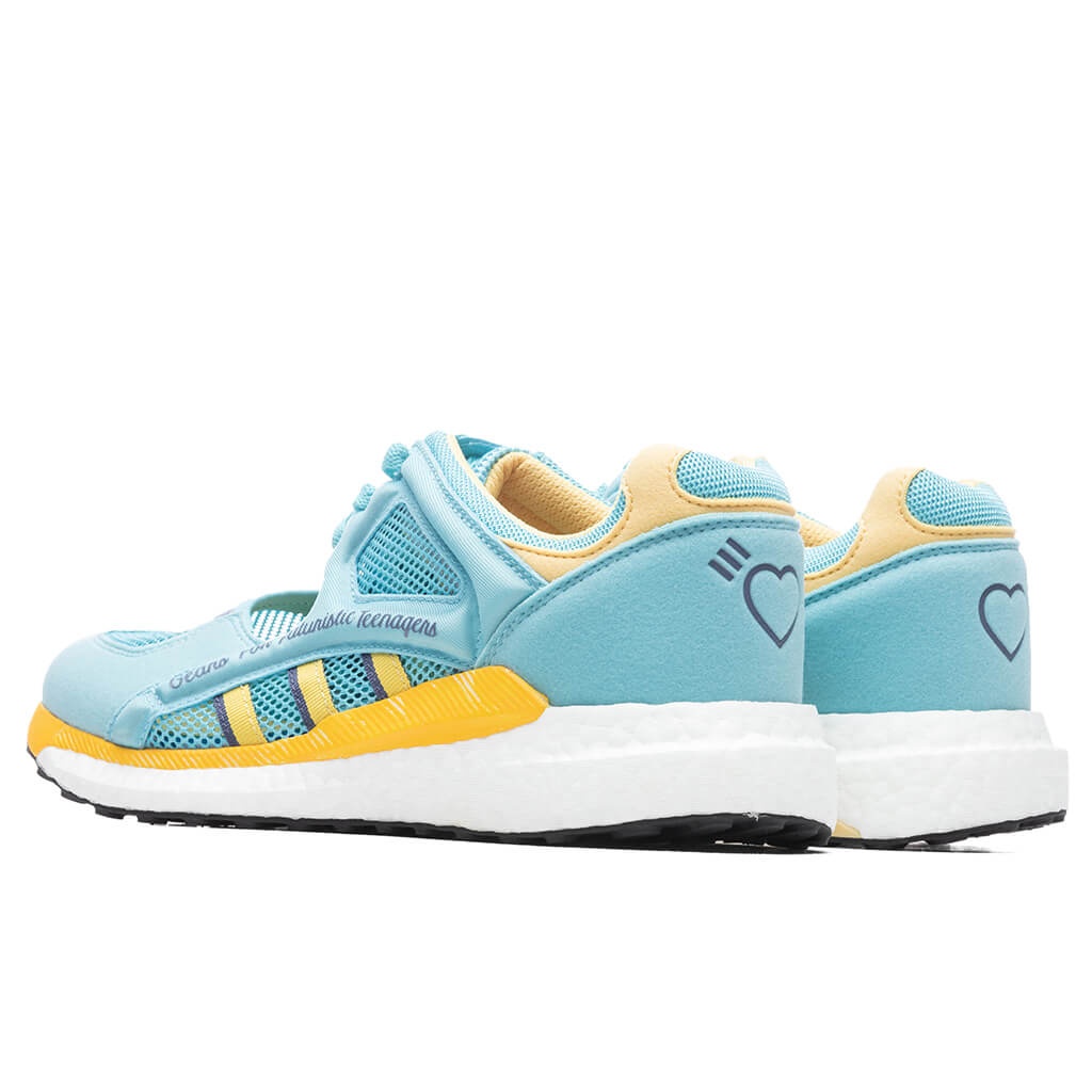 ADIDAS ORIGINALS X HUMAN MADE EQT RACING - LIGHT AQUA - 3