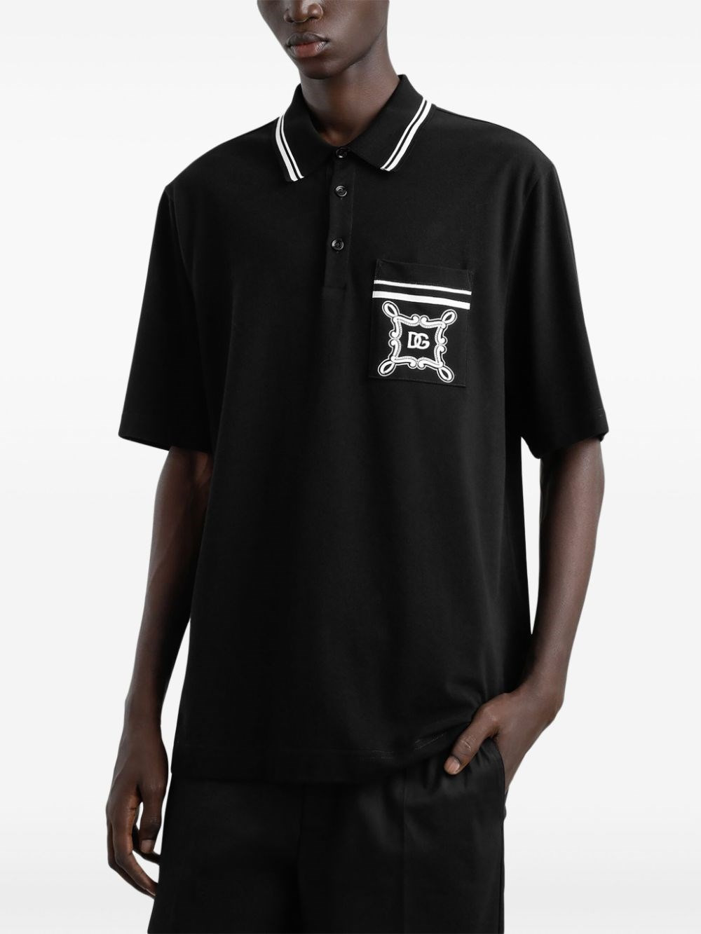 Polo with logo - 3