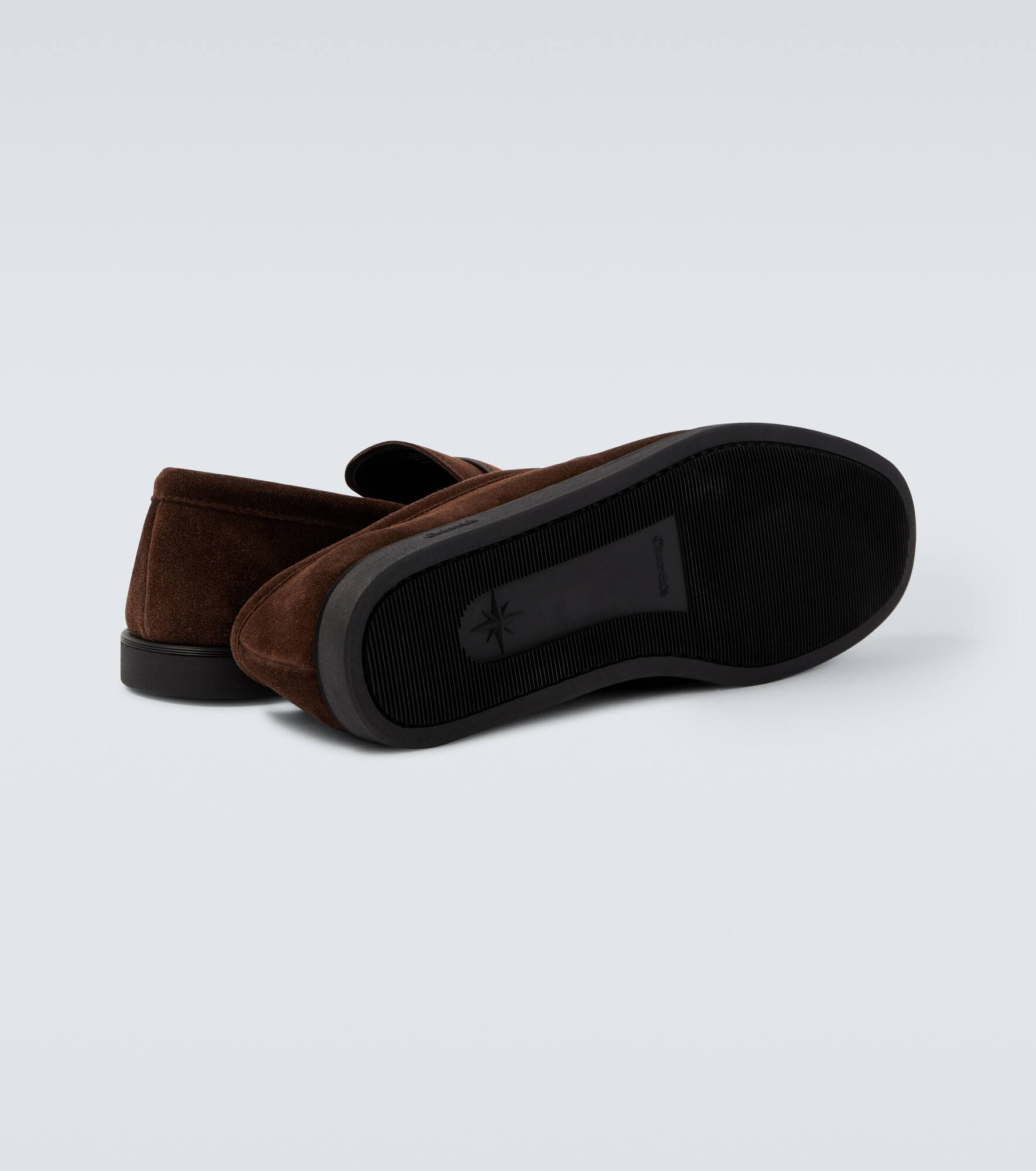 Portsmouth suede penny loafers - 7