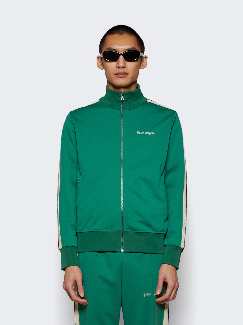 Classic Logo Track Jacket Forest Green - 3