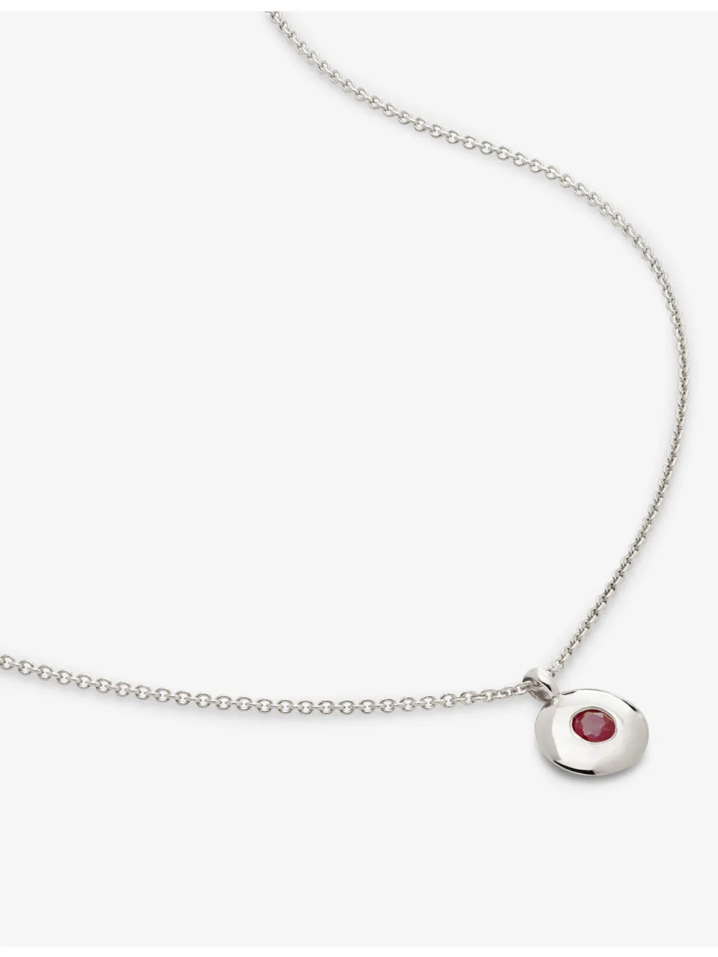 July Birthstone sterling-silver necklace - 1