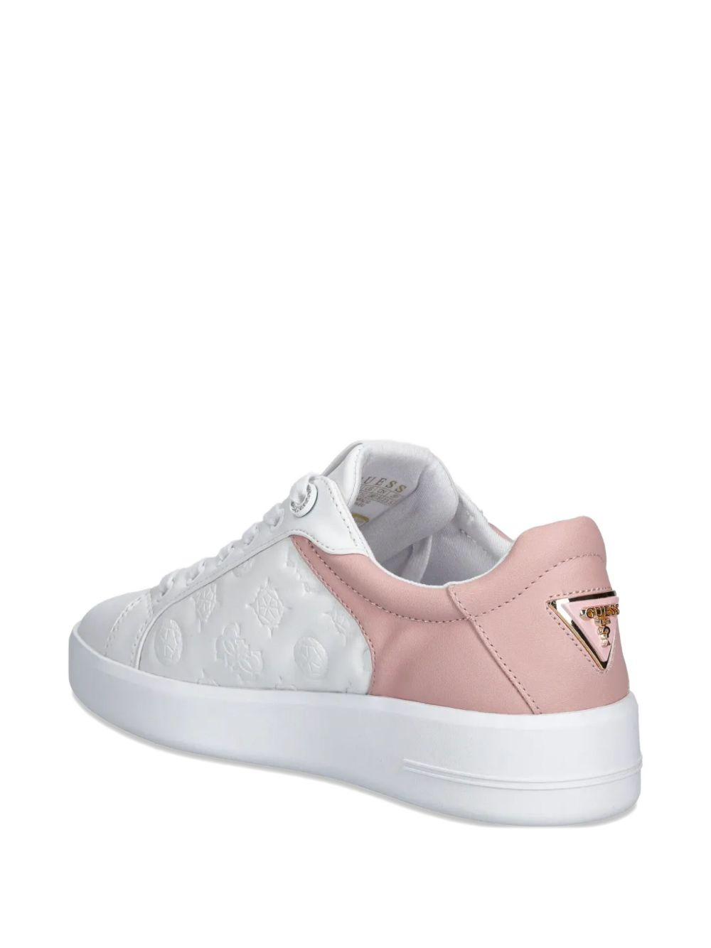Ronii logo-debossed leather sneakers - 3