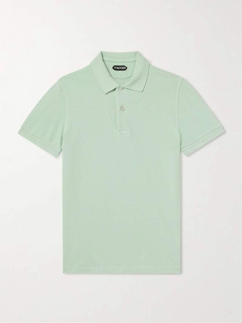 Cotton-Piqué Polo Shirt - 1