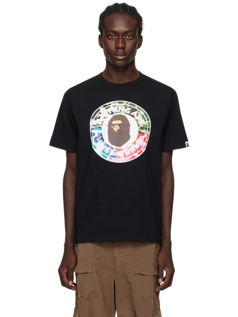 Black ABC Camo Crazy Busy Works T-Shirt - 1