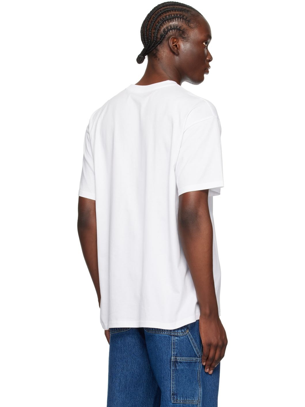 White Amour Pocket T-Shirt - 3