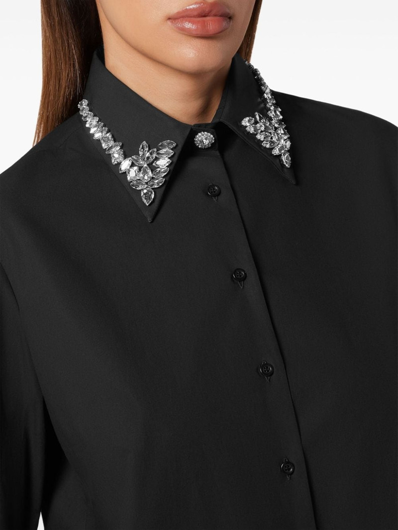 crystal-embellished cotton shirt 4