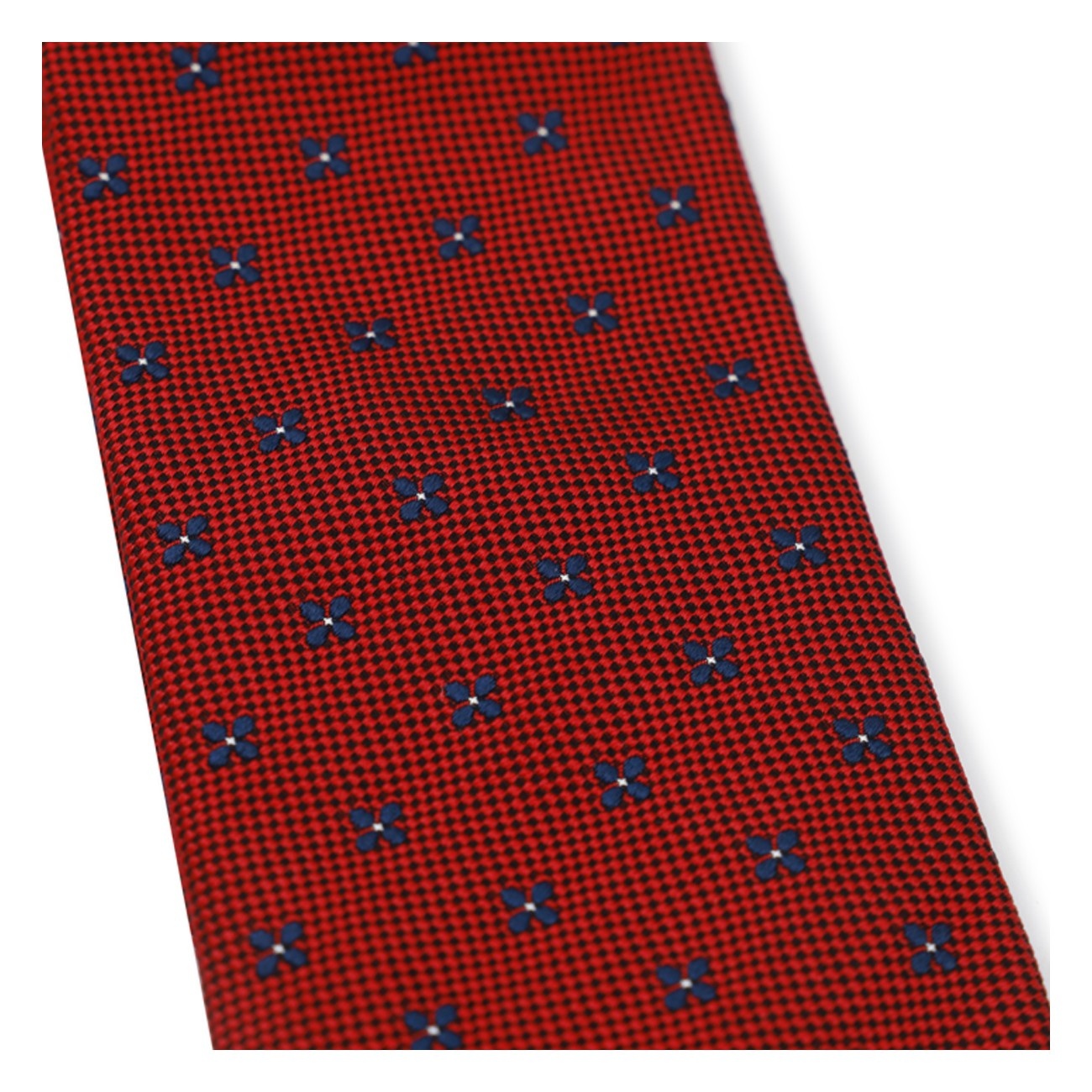 red silk tie - 2