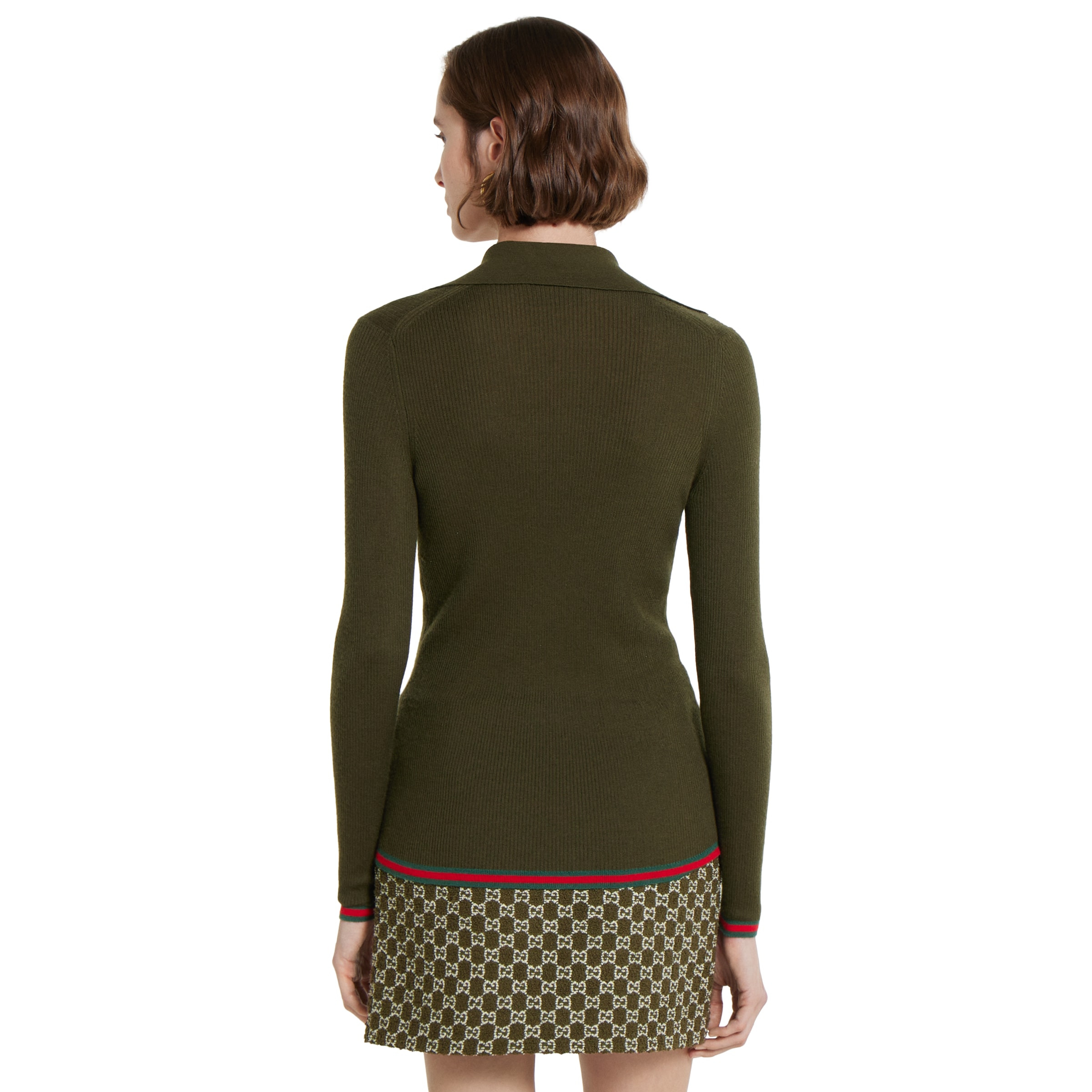 Cashmere silk top with embroidery - 4