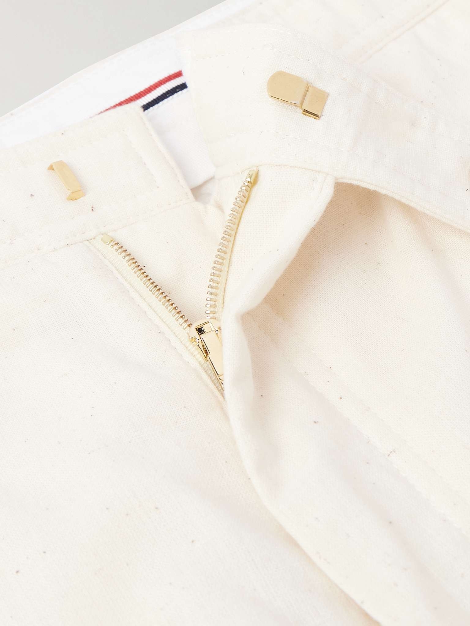 Straight-Leg Embroidered Cotton-Muslin Trousers - 6