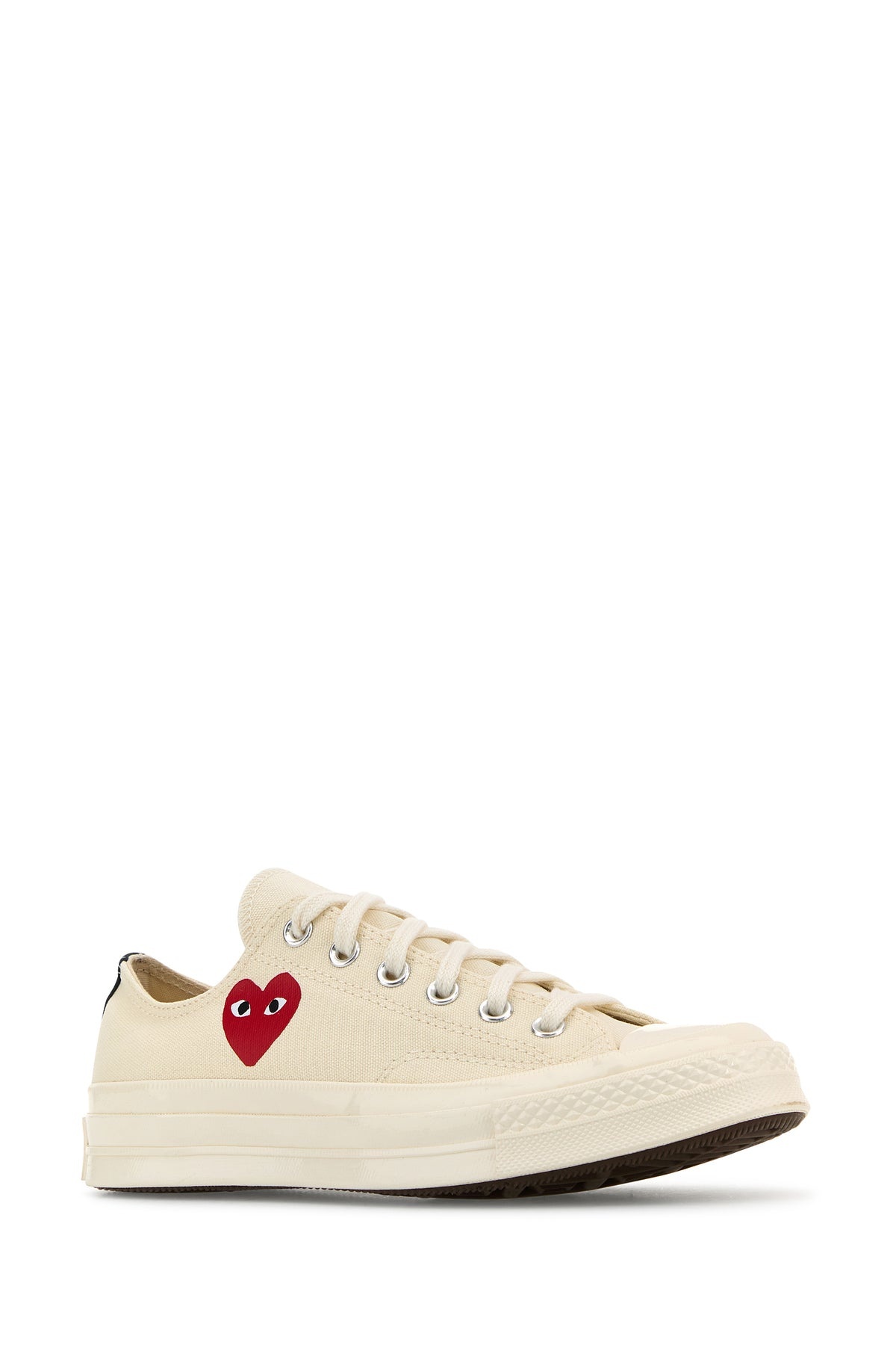 Ivory canvas Comme Des Garçons X Converse sneakers - 2