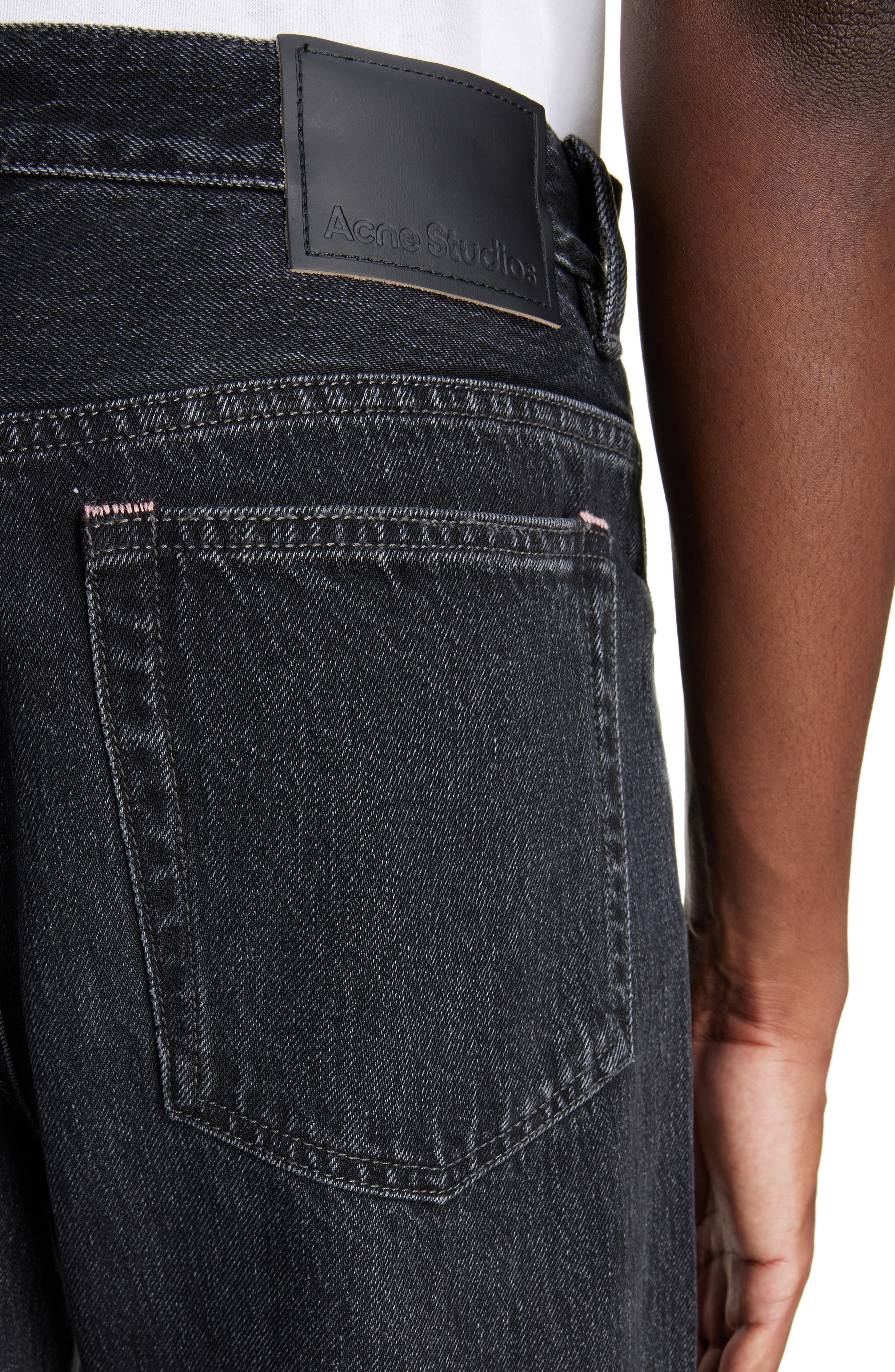 Acne Studios 2021 Loose Fit Jeans in Black at Nordstrom - 5