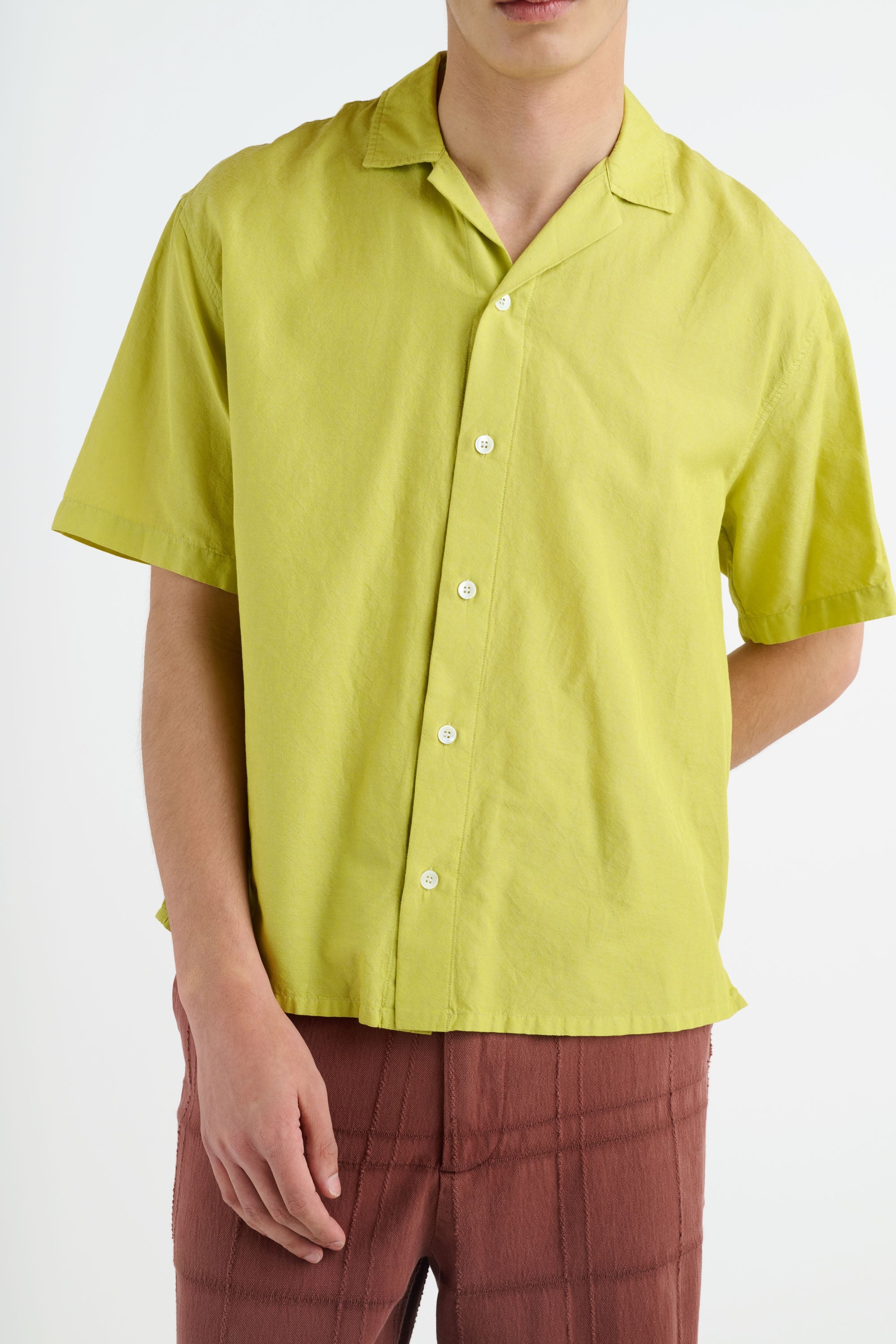 JAQUARD SILK CAMP SHIRT - 3