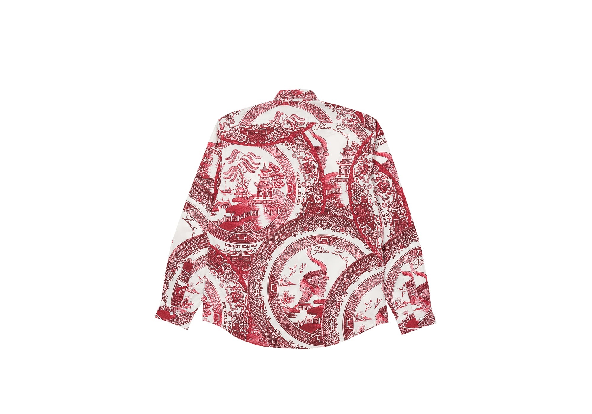 CHINA PLATE SHIRT RED - 2