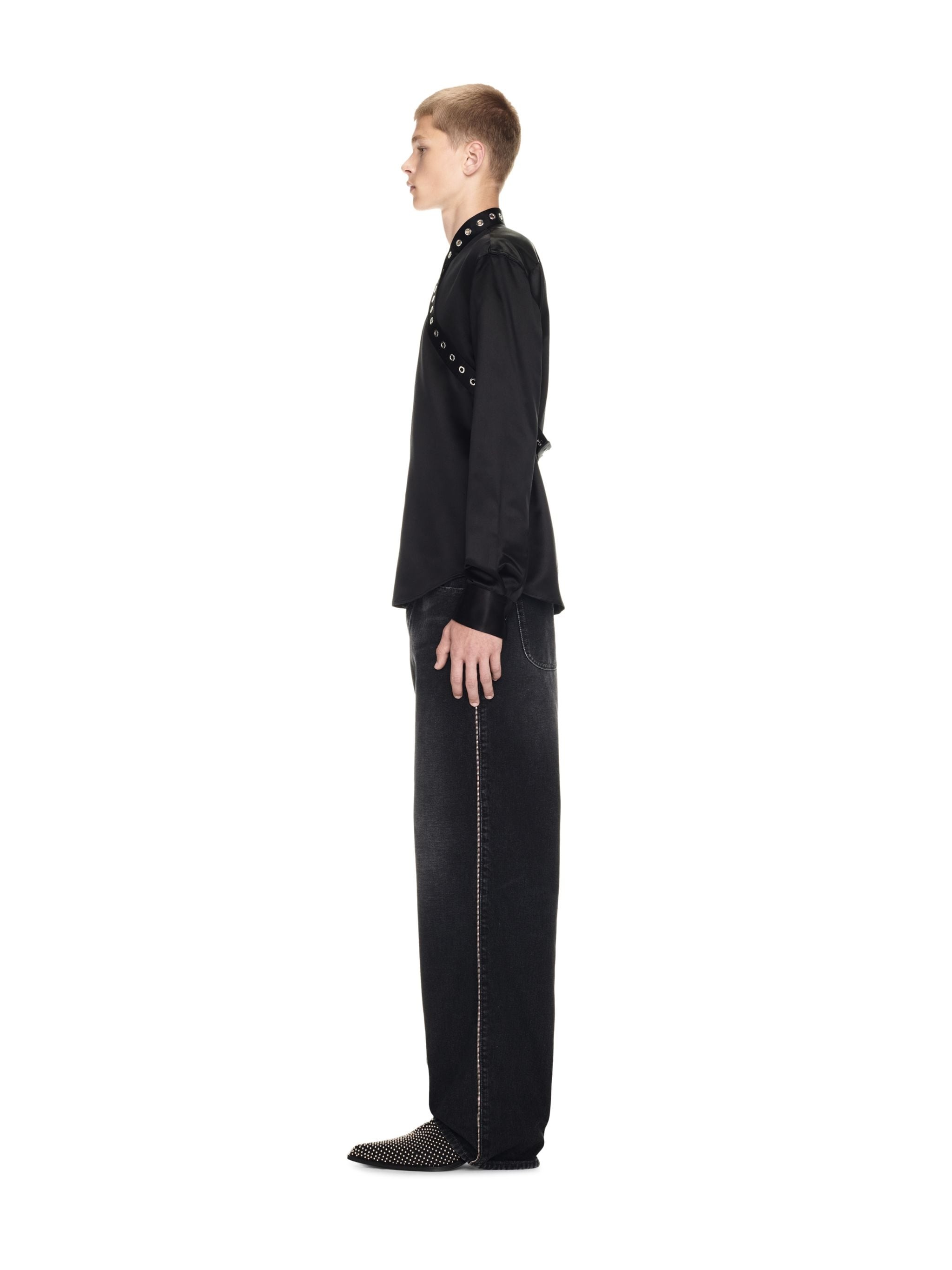 Eyelet Duchesse Collar Shirt - 3