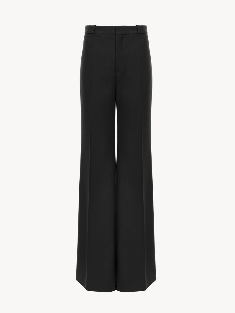 Chloé FLARED TAILORED PANTS IN WOOL GRAIN DE POUDRE outlook