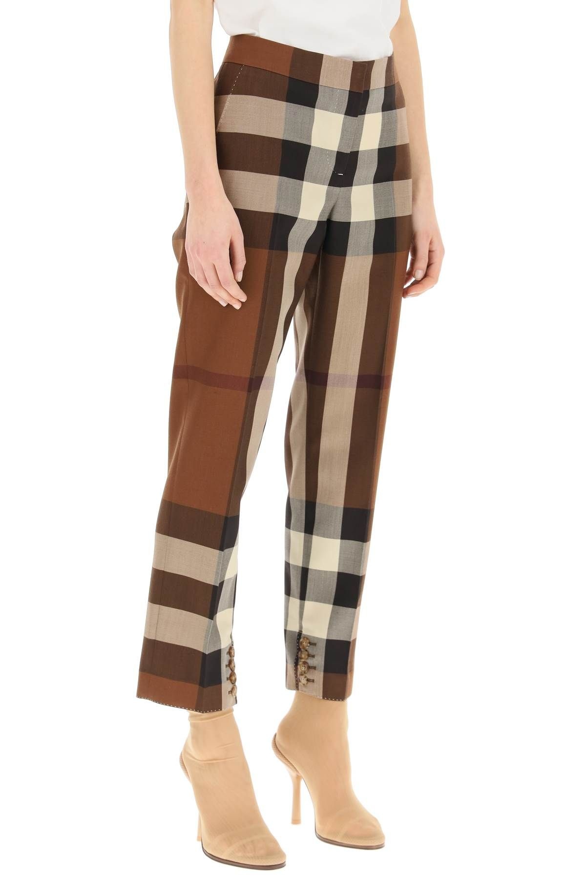 TARTAN WOOL TROUSERS - 3