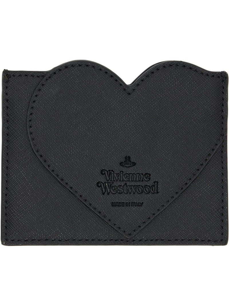 Vivienne Westwood Black Heart Card Holder outlook