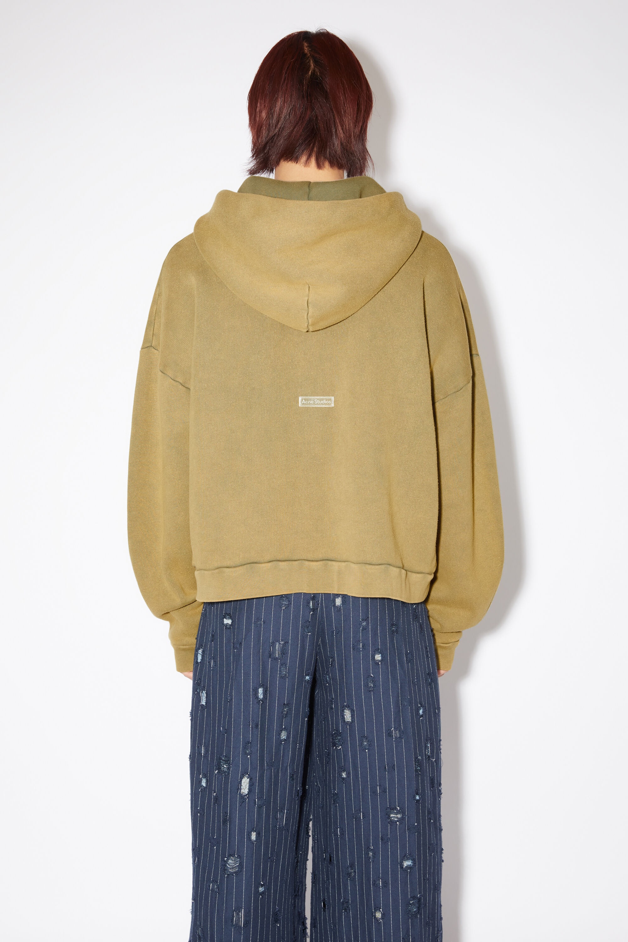 Hooded sweater - Sage green - 3